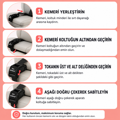 Alvis SafeBump™ - Hamile Araç Emniyet Kemeri Aparatı