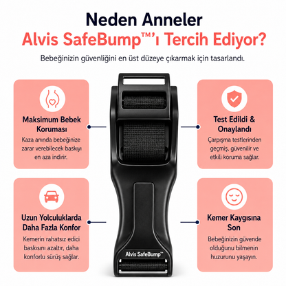 Alvis SafeBump™ - Hamile Araç Emniyet Kemeri Aparatı